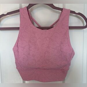 Buff Bunny Collection Floral Pink Sports Bra Small Women’s